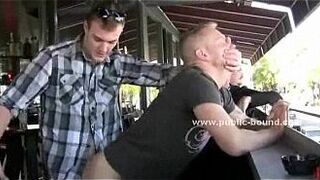 Hairy gay ass fucked deep in public sex porn video